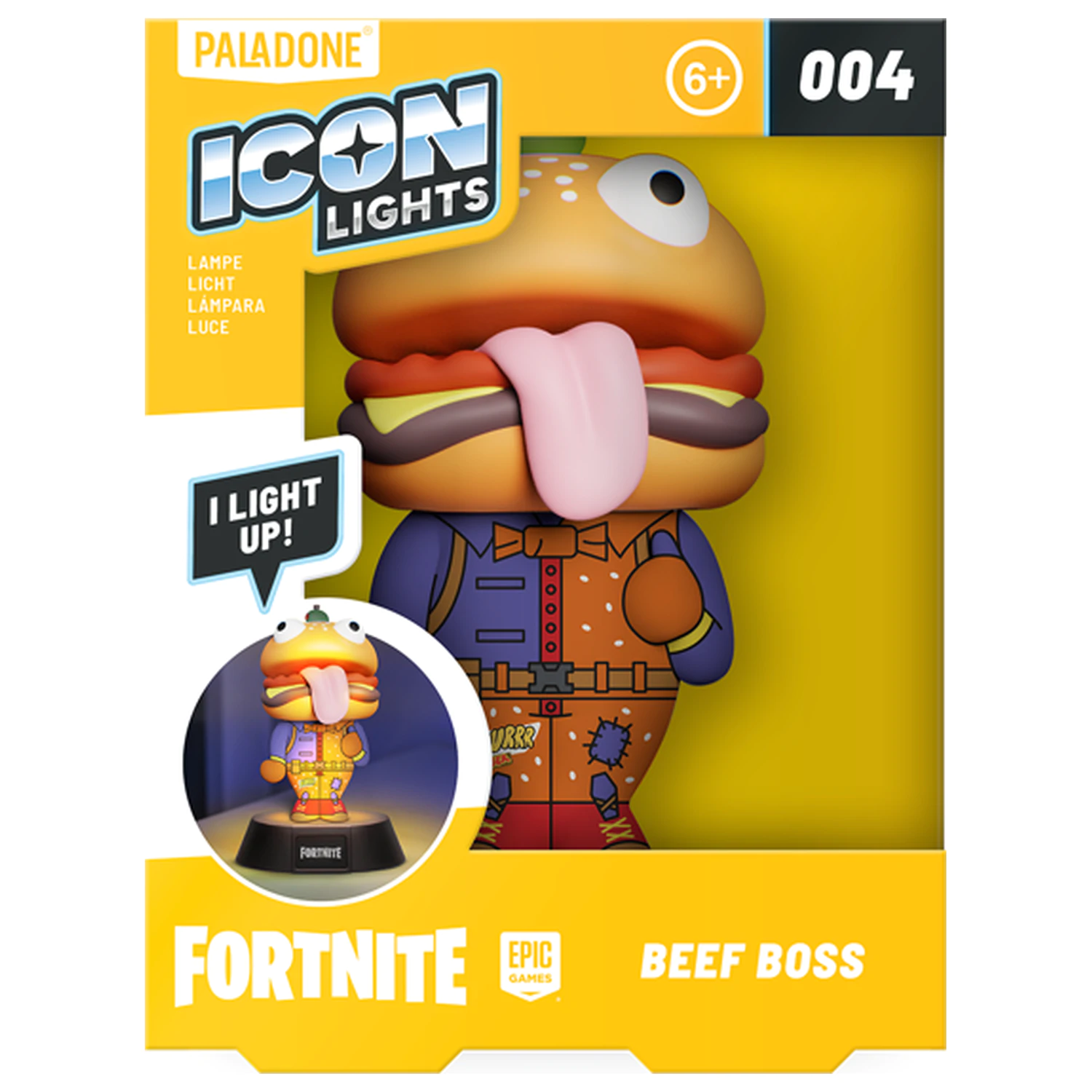 Fortnite Beef Boss Icon lampa 11 cm fotografii produktu