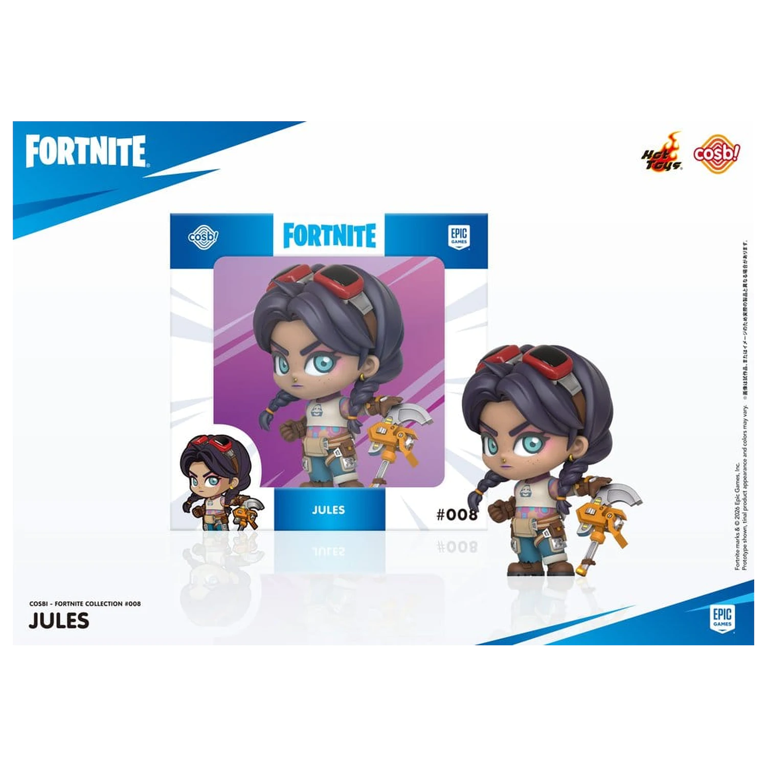 Fortnite Cosbi Mini figurka Jules 8 cm fotografii produktu