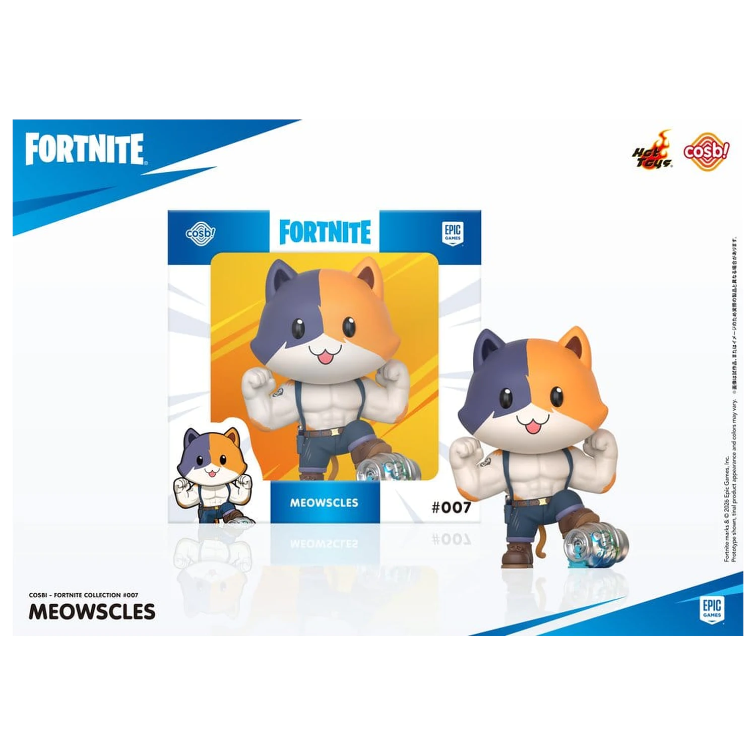 Fortnite Cosbi Mini figurka Meowscles 8 cm fotografii produktu