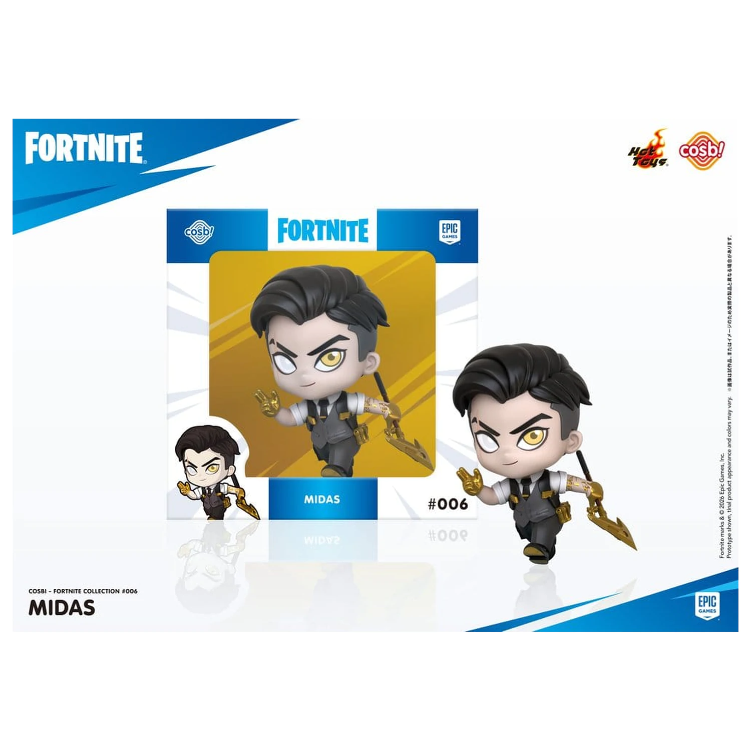 Fortnite Cosbi Mini Figurka Midas 8 cm fotografii produktu