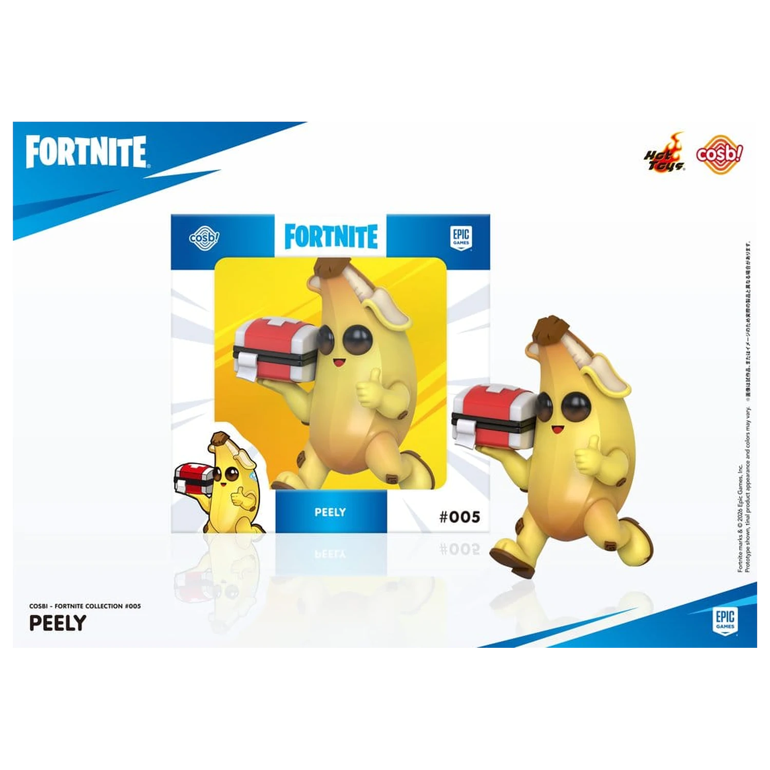 Fortnite Cosbi Mini Figurka Peely 8 cm fotografii produktu