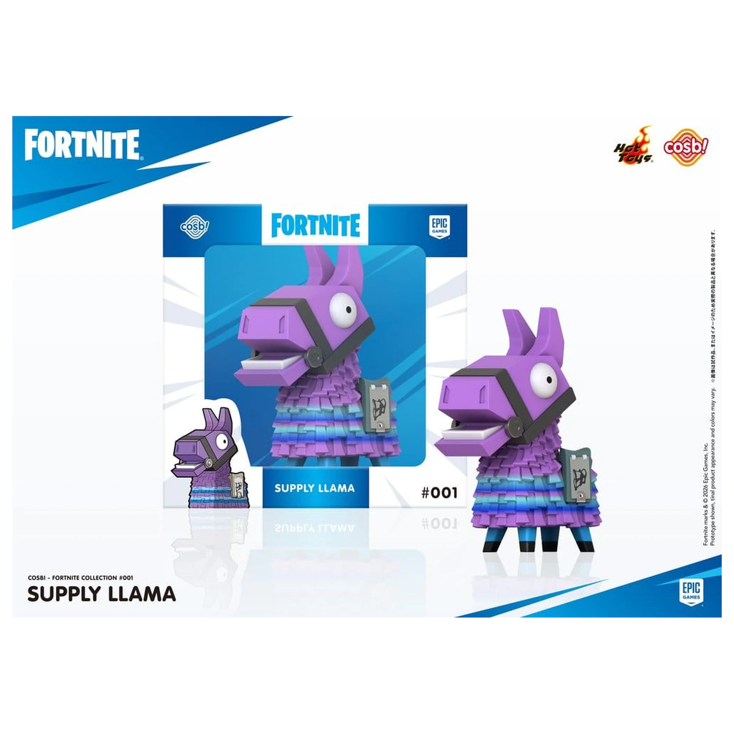 Fortnite Cosbi Mini figurka Supply Llama 8 cm fotografii produktu