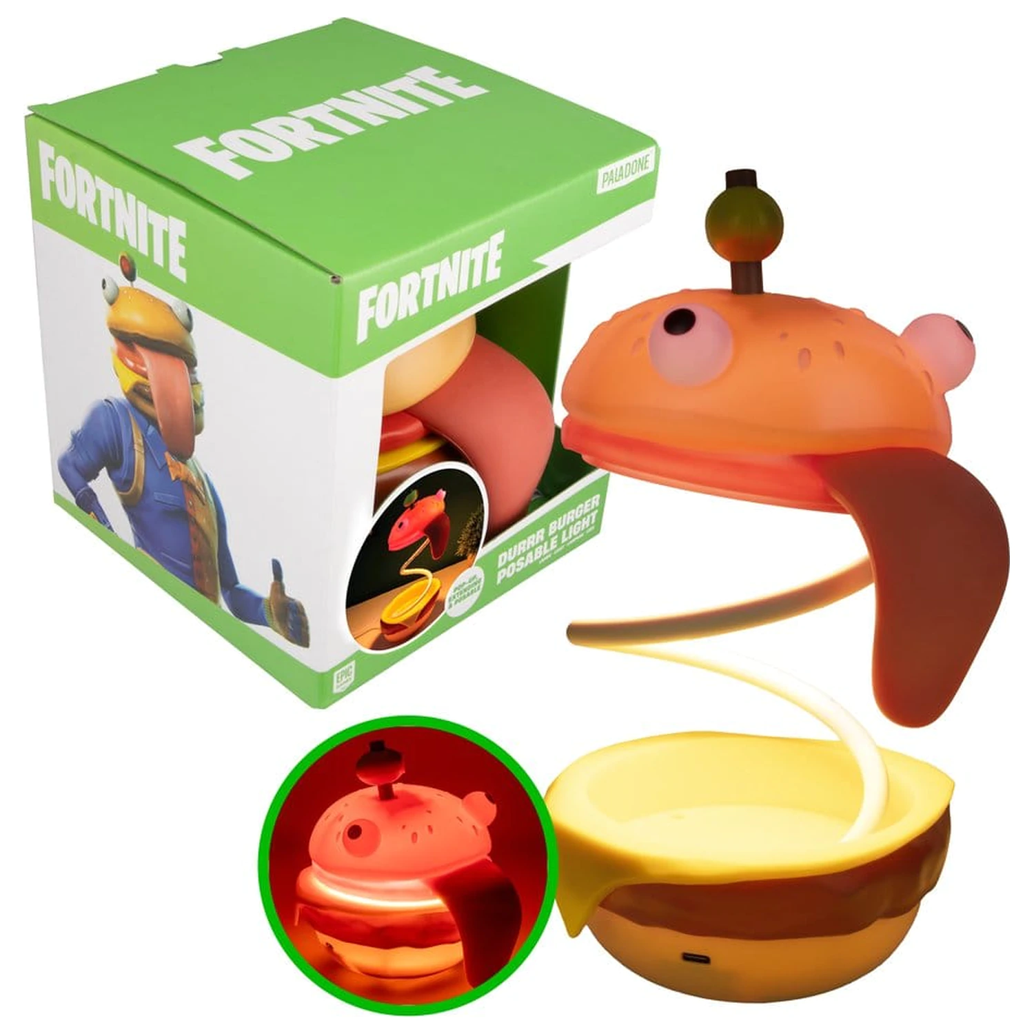 Fortnite Light Durrr Burger polohovatelný 30 cm fotografii produktu