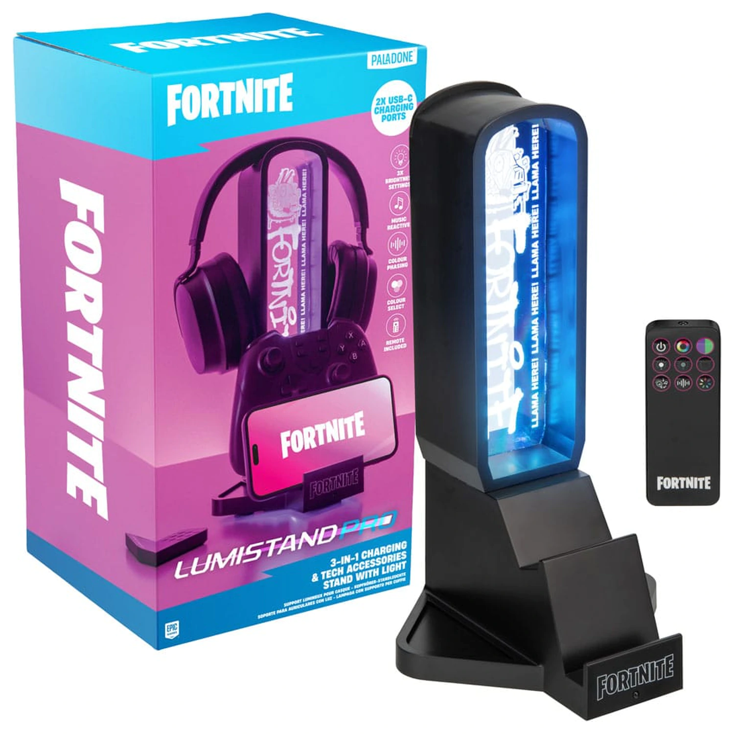 Fortnite stojan na sluchátka na stůl s osvětlením 30 cm fotografii produktu