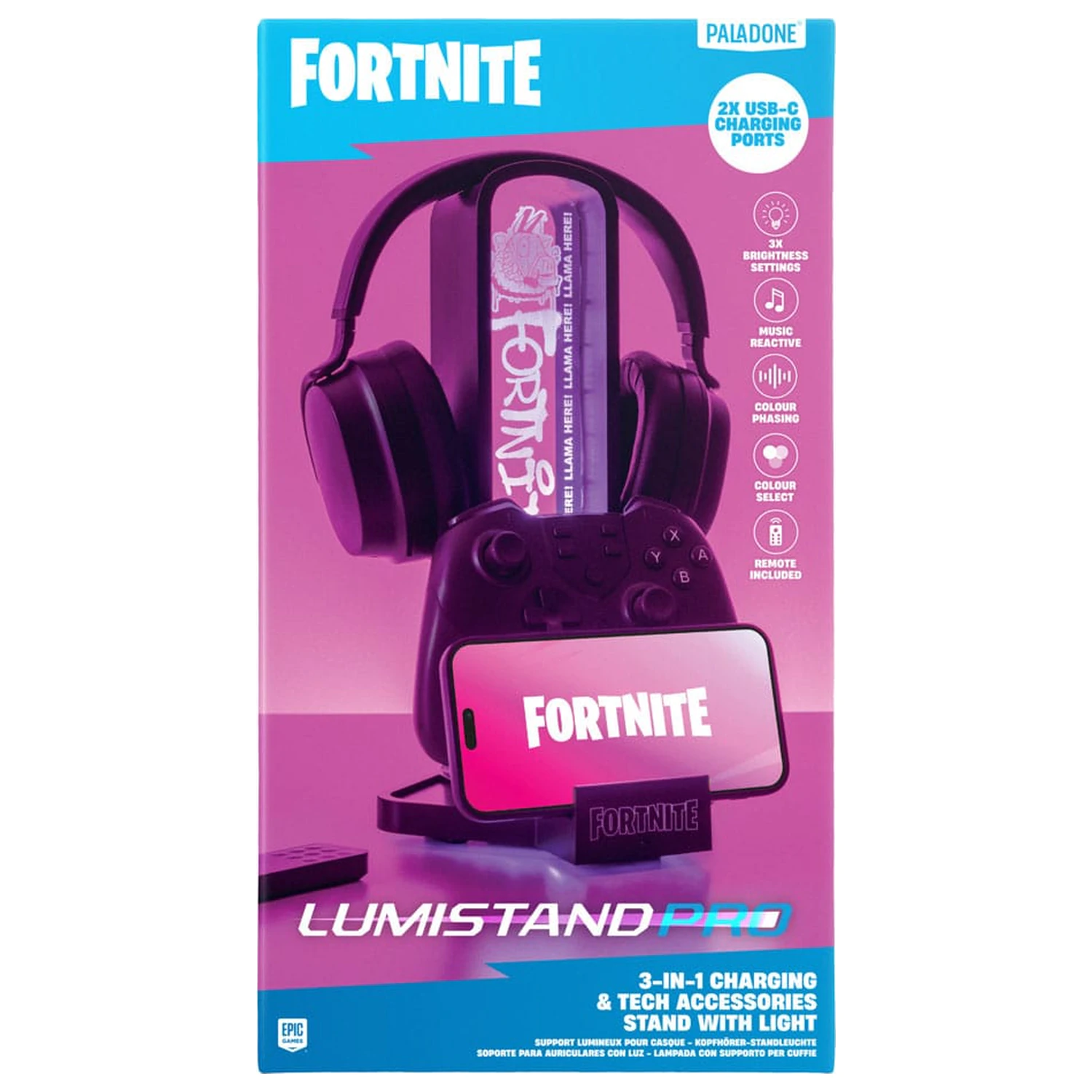Fortnite stojan na sluchátka na stůl s osvětlením 30 cm fotografii produktu