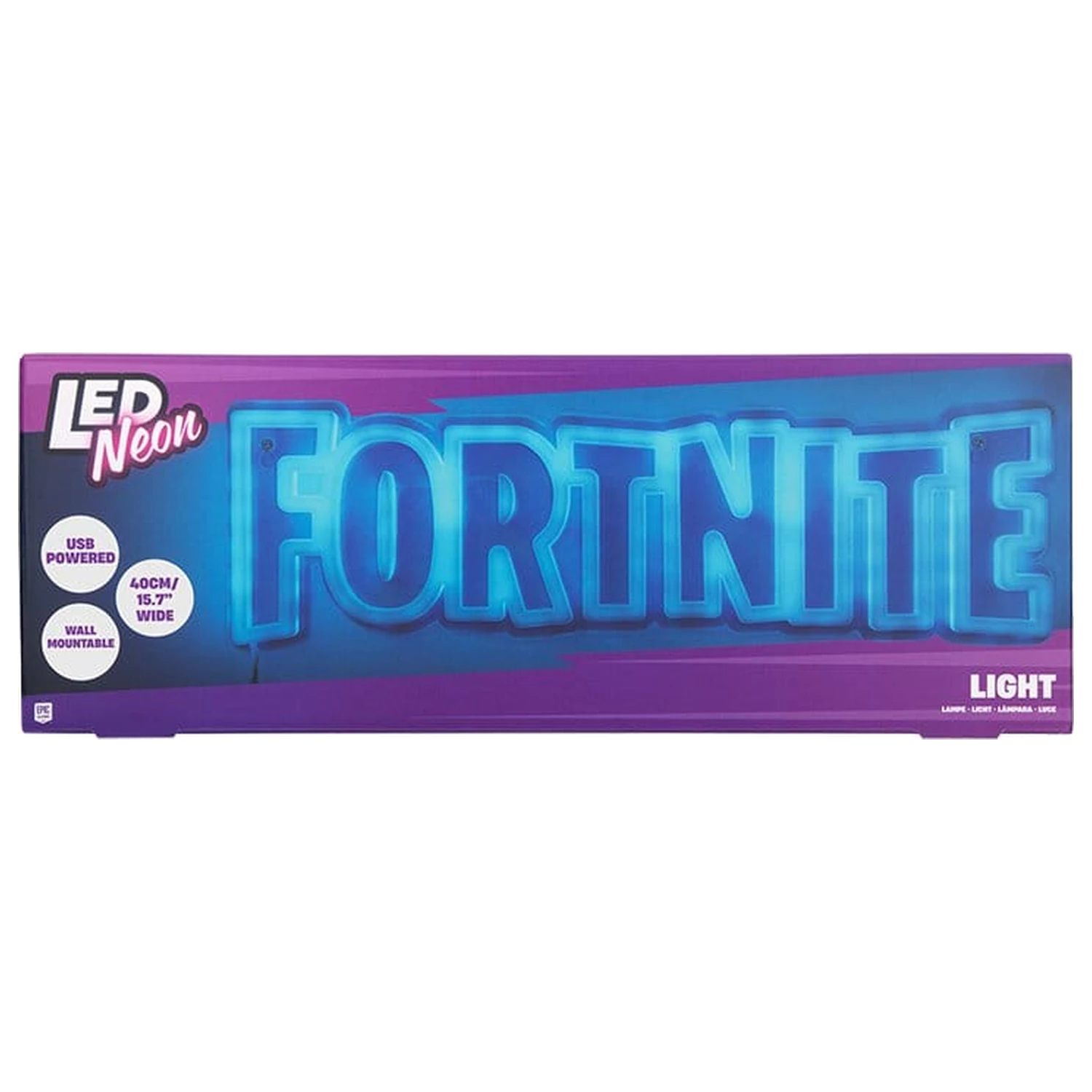 Lampa Fortnite na zeď LED Neon 40 cm fotografii produktu