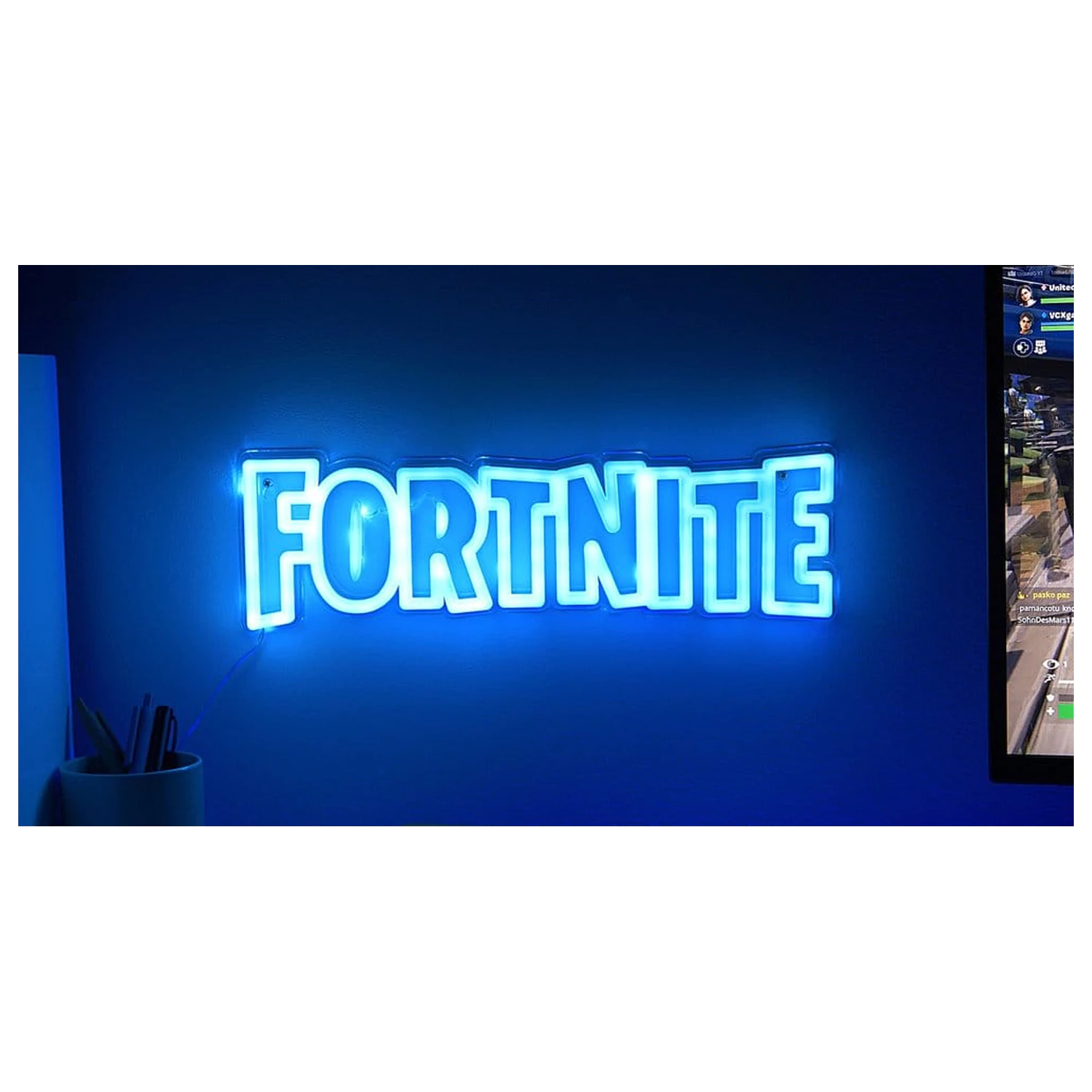Lampa Fortnite na zeď LED Neon 40 cm fotografii produktu