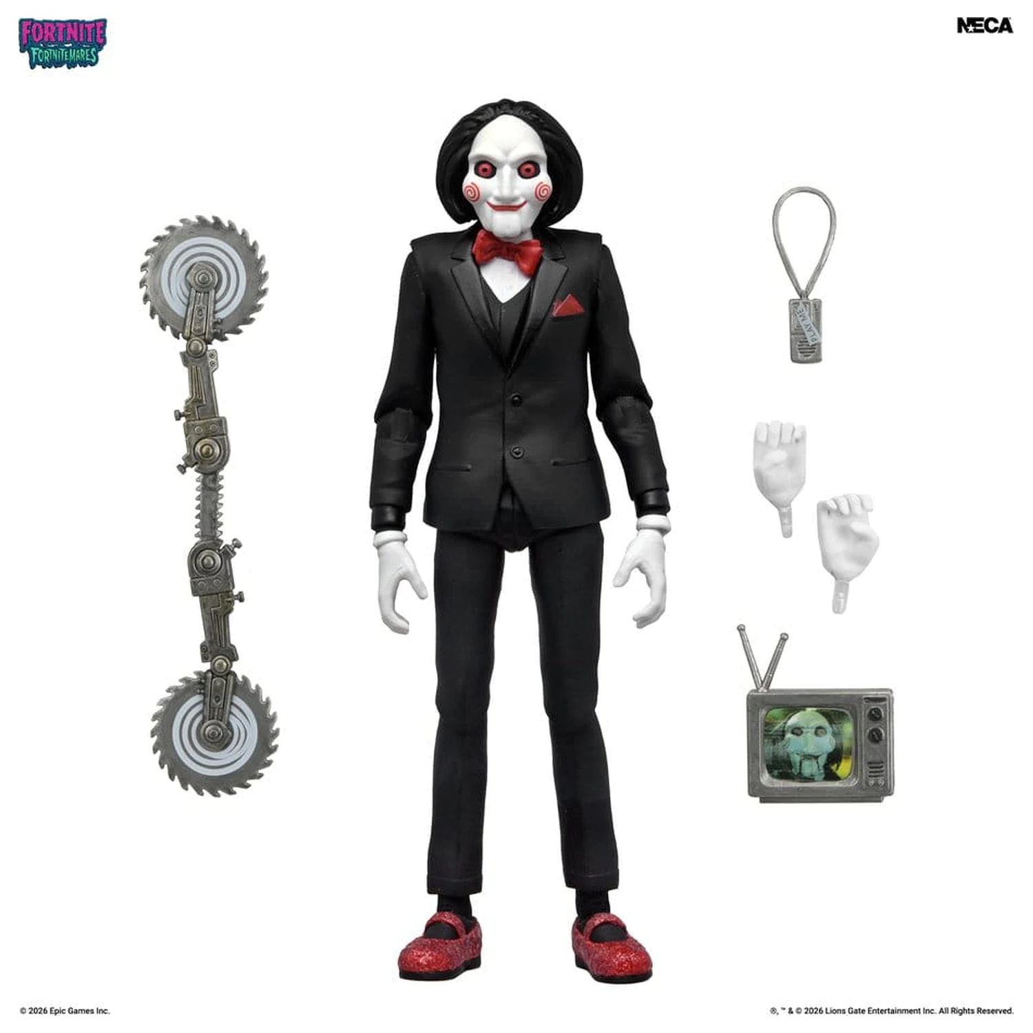 Fortnite/SAW Fortnitemares akční figurka Billy the Puppet 18 cm fotografii produktu