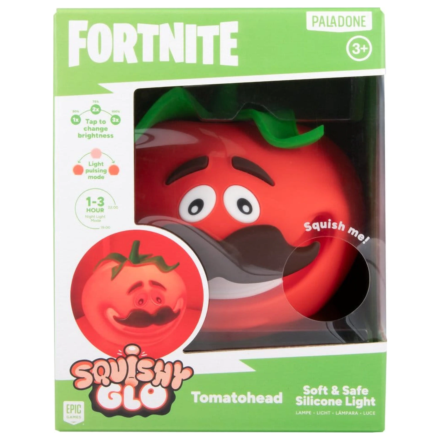 Fortnite SquishyGlo silikonové světlo 15 cm fotografii produktu
