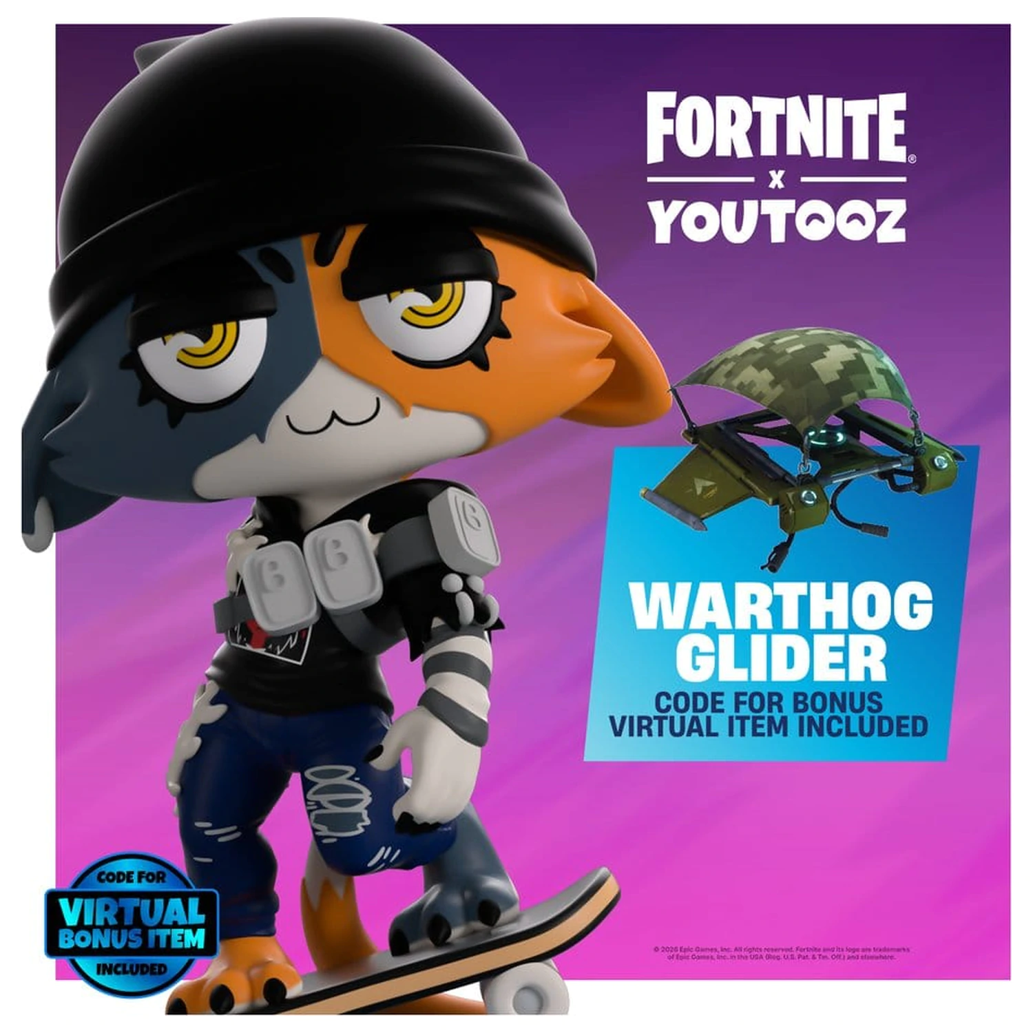 Fortnite vinylová figurka Meow Skulls 13 cm fotografii produktu