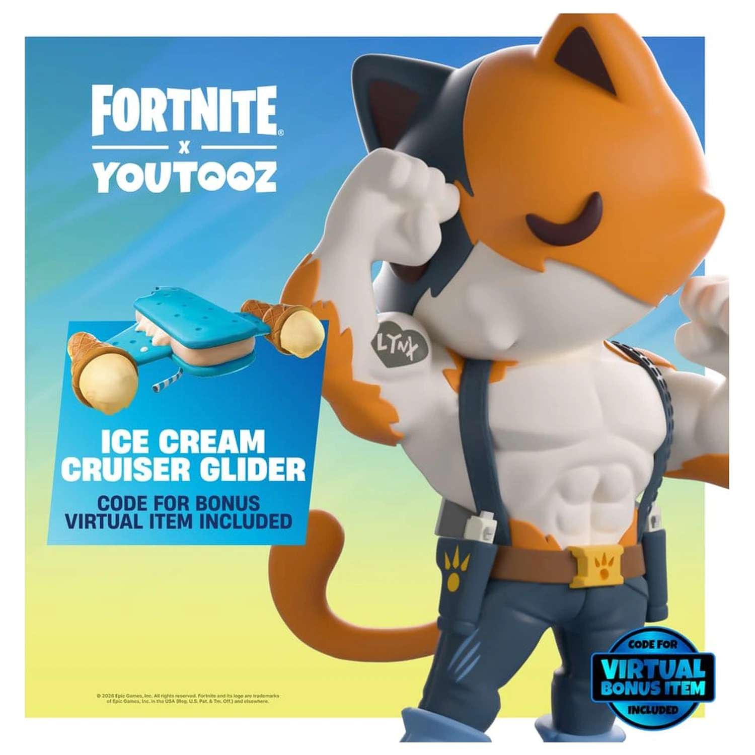 Fortnite Vinyl Figurka Meowscles 13 cm fotografii produktu