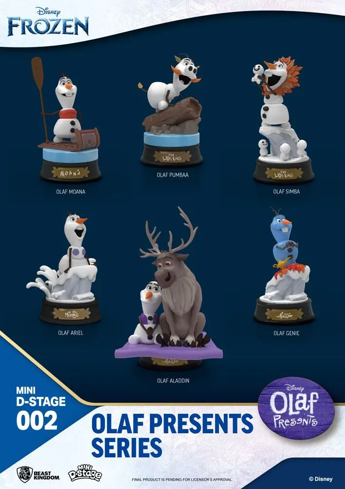 Frozen Mini Diorama Stage Sochy 6-pack Olaf Presents 12 cm fotografii produktu
