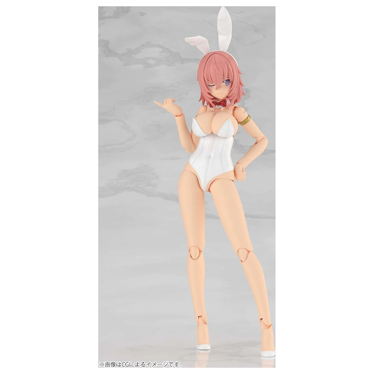 Frame Arms Girl plastová modelovací sada Durga I Bunny Style White 18 cm fotografii produktu