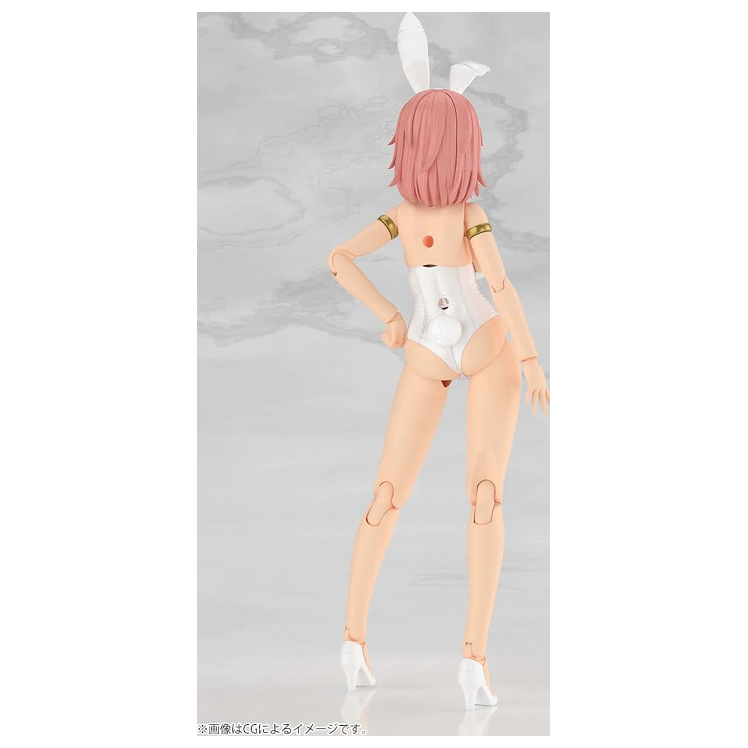 Frame Arms Girl plastová modelovací sada Durga I Bunny Style White 18 cm fotografii produktu