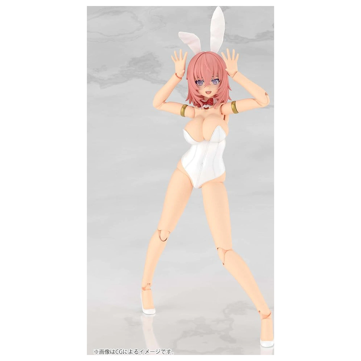 Frame Arms Girl plastová modelovací sada Durga I Bunny Style White 18 cm fotografii produktu
