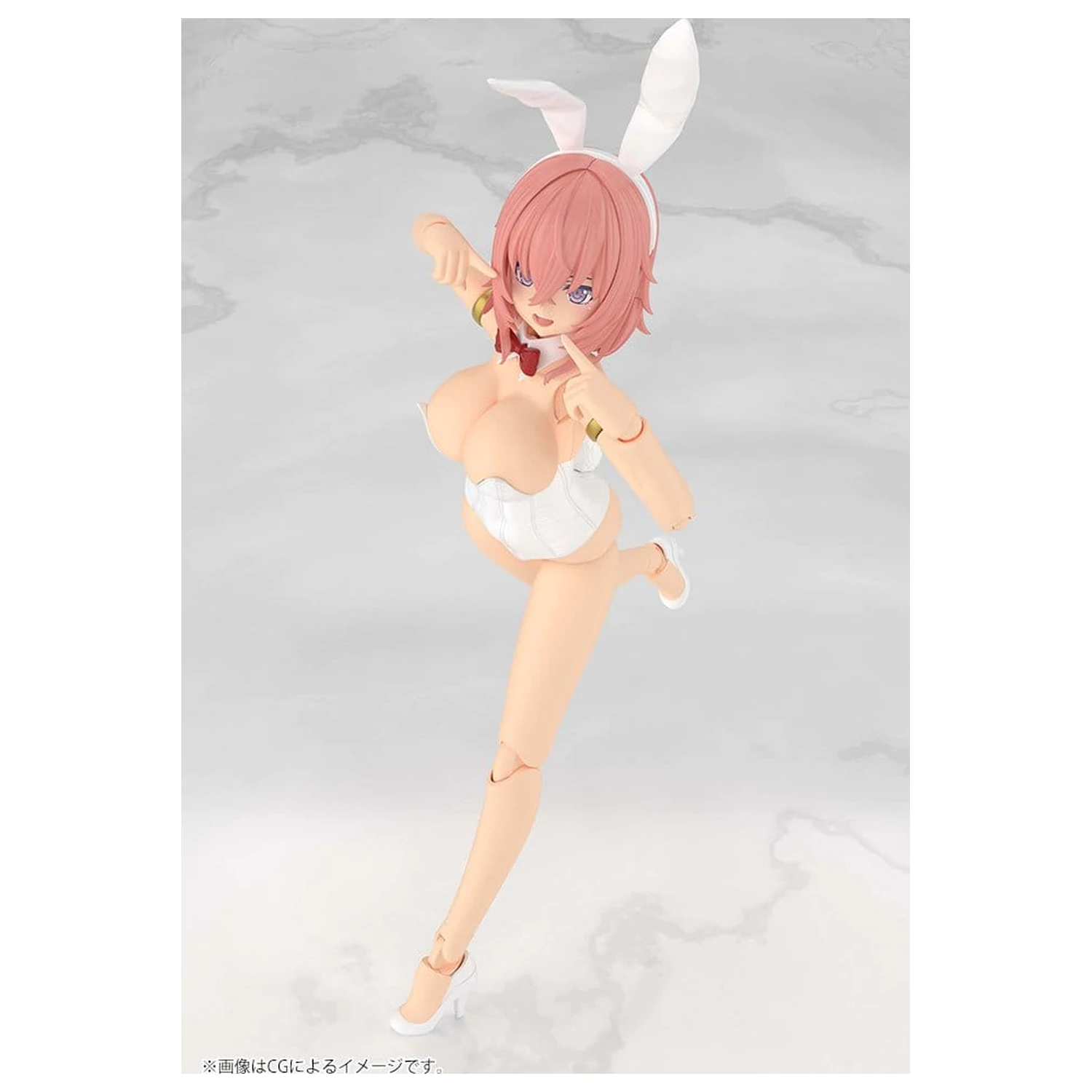 Frame Arms Girl plastová modelovací sada Durga I Bunny Style White 18 cm fotografii produktu