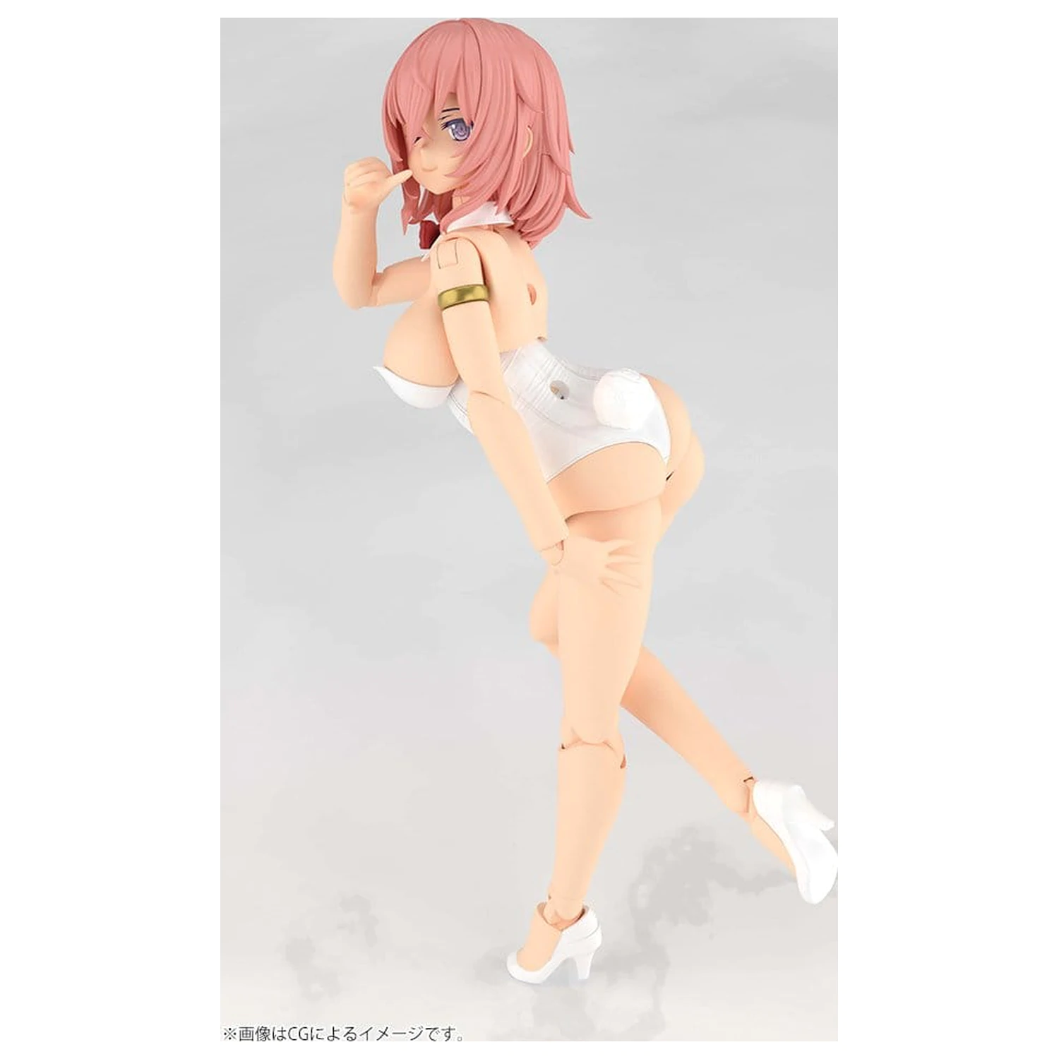Frame Arms Girl plastová modelovací sada Durga I Bunny Style White 18 cm fotografii produktu