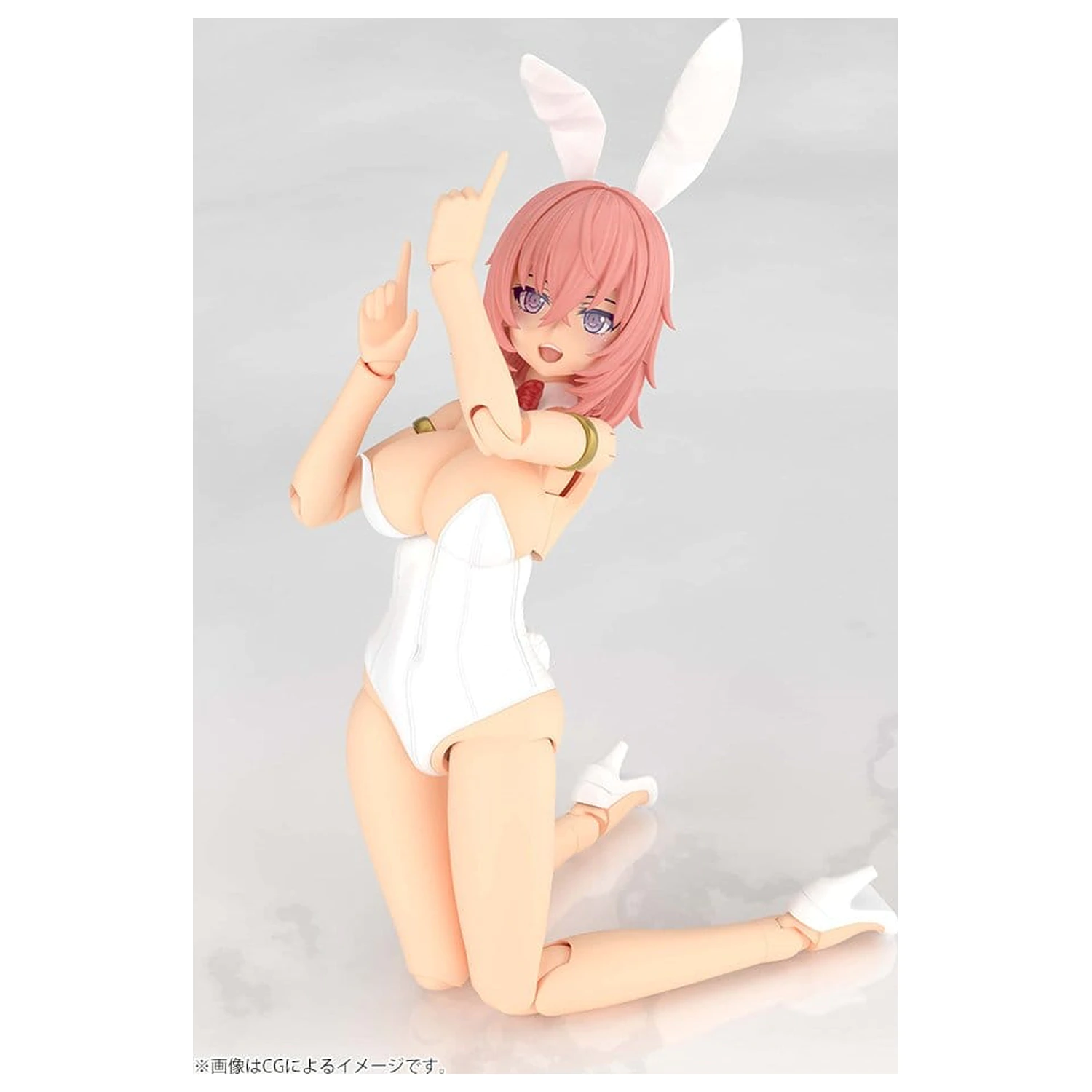 Frame Arms Girl plastová modelovací sada Durga I Bunny Style White 18 cm fotografii produktu