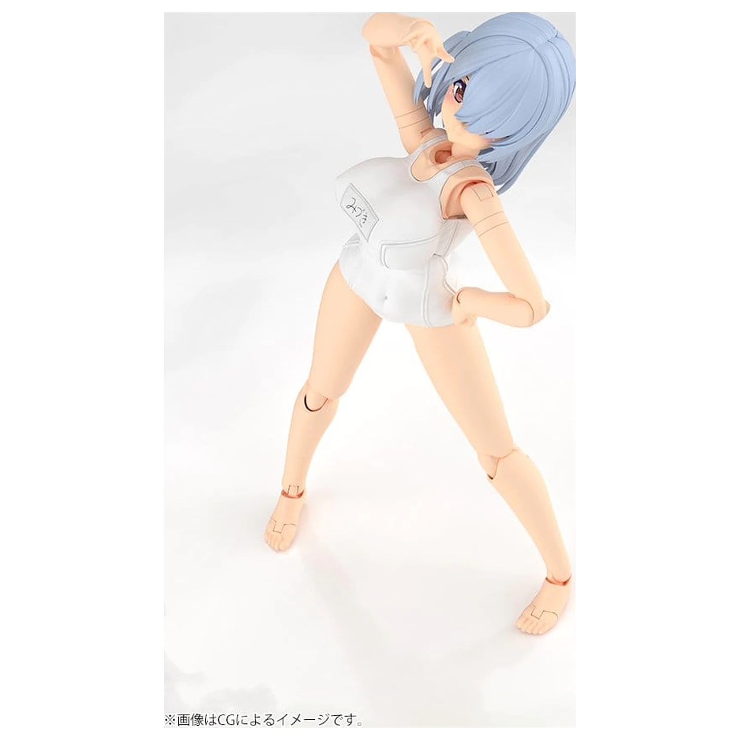 Frame Arms Girl Plastic Model Kit Mizuki School Swimsuits White Ver. 16 cm fotografii produktu