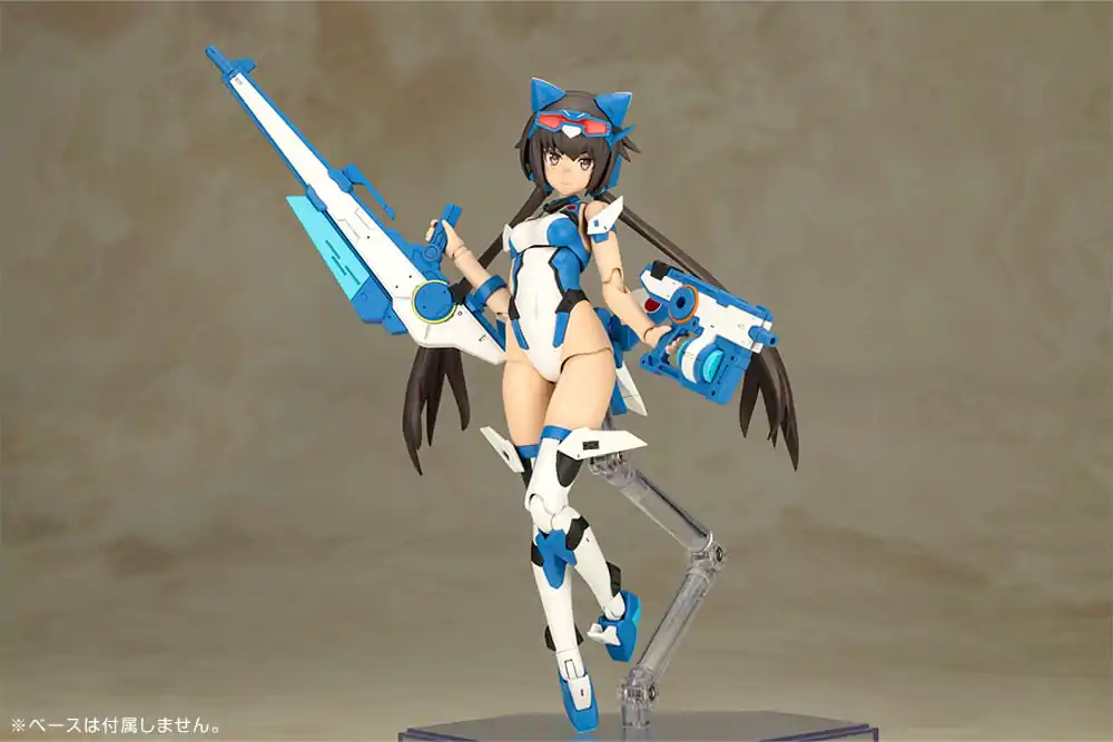 Frame Arms Girl Plastová stavebnice modelu Stylet Swimsuit Blue Impulse Color Ver. 16 cm fotografii produktu
