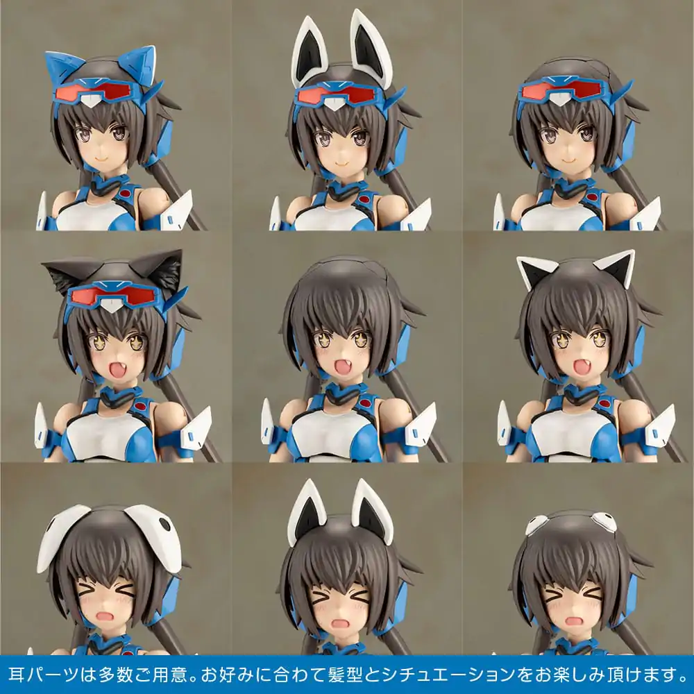 Frame Arms Girl Plastová stavebnice modelu Stylet Swimsuit Blue Impulse Color Ver. 16 cm fotografii produktu