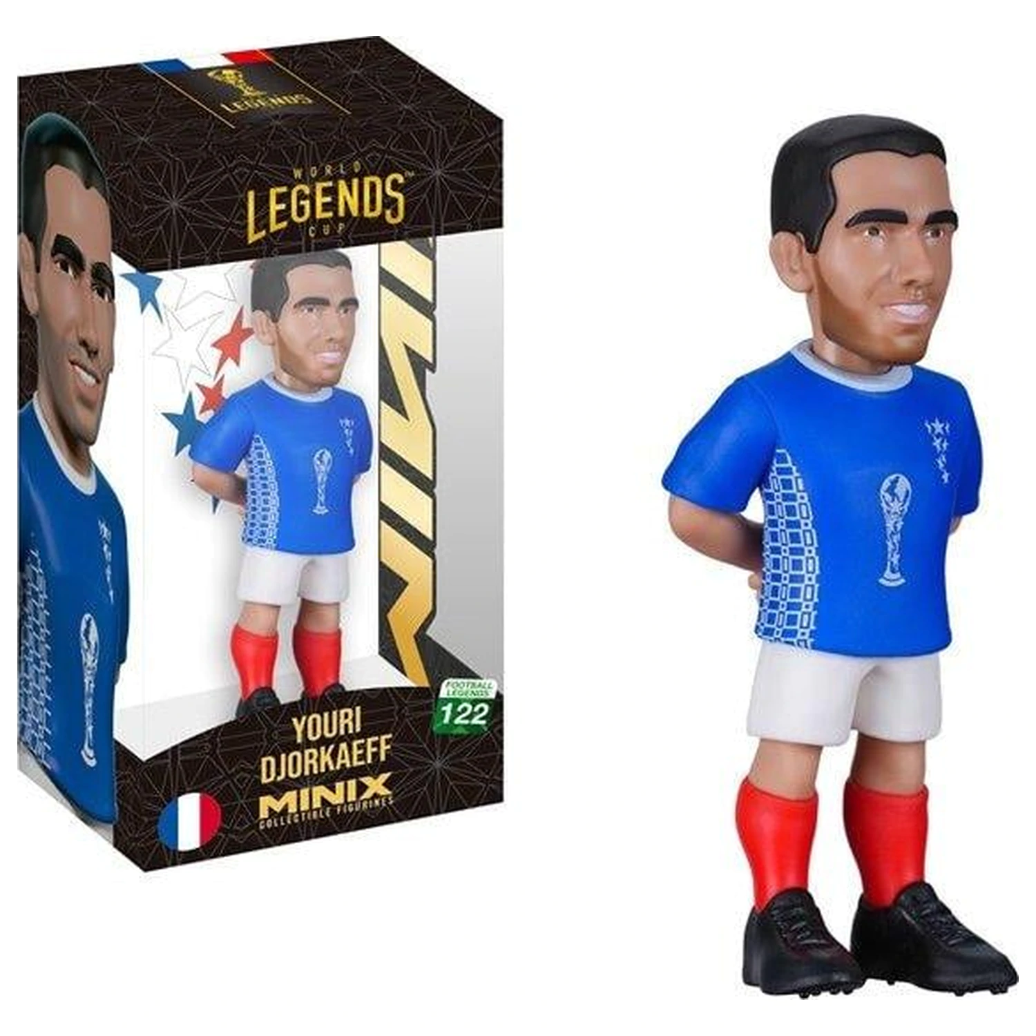 FRANCE Djorkaeff Figurka Minix World Legends Cup 12 cm fotografii produktu