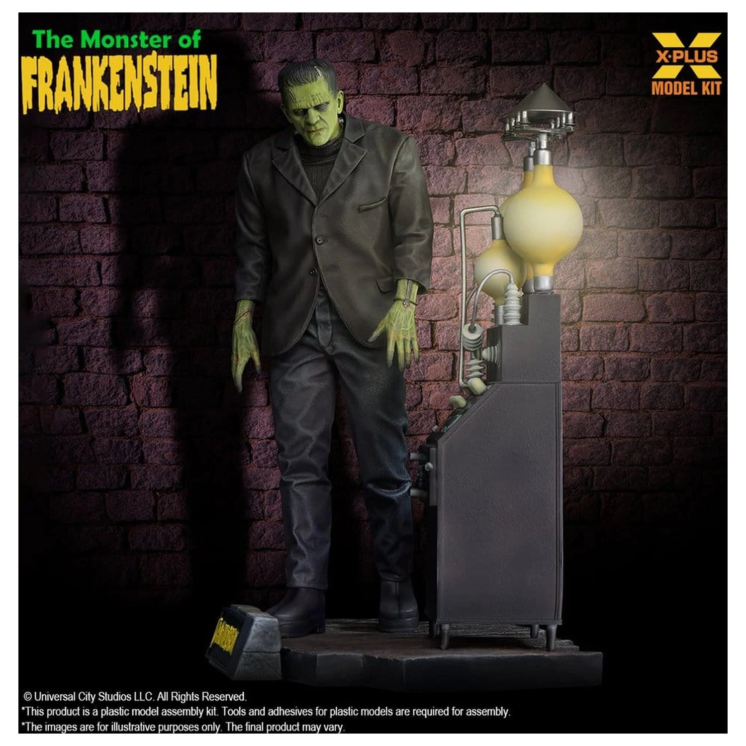 Frankenstein plastový model – stavebnice 1/8 The Monster of Frankenstein 27 cm fotografii produktu