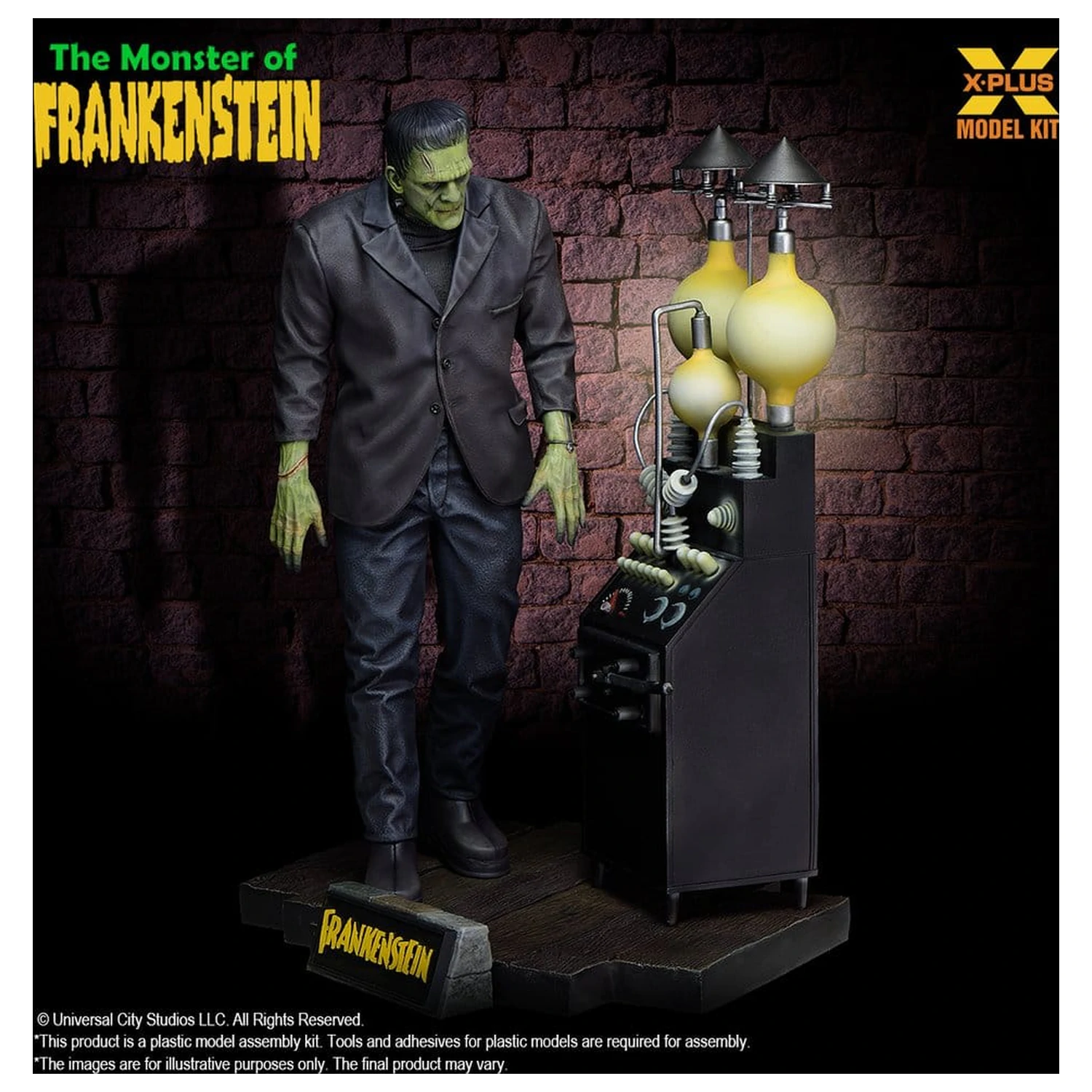 Frankenstein plastový model – stavebnice 1/8 The Monster of Frankenstein 27 cm fotografii produktu