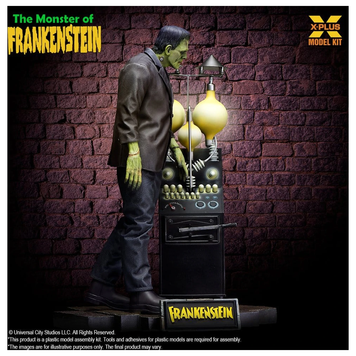 Frankenstein plastový model – stavebnice 1/8 The Monster of Frankenstein 27 cm fotografii produktu