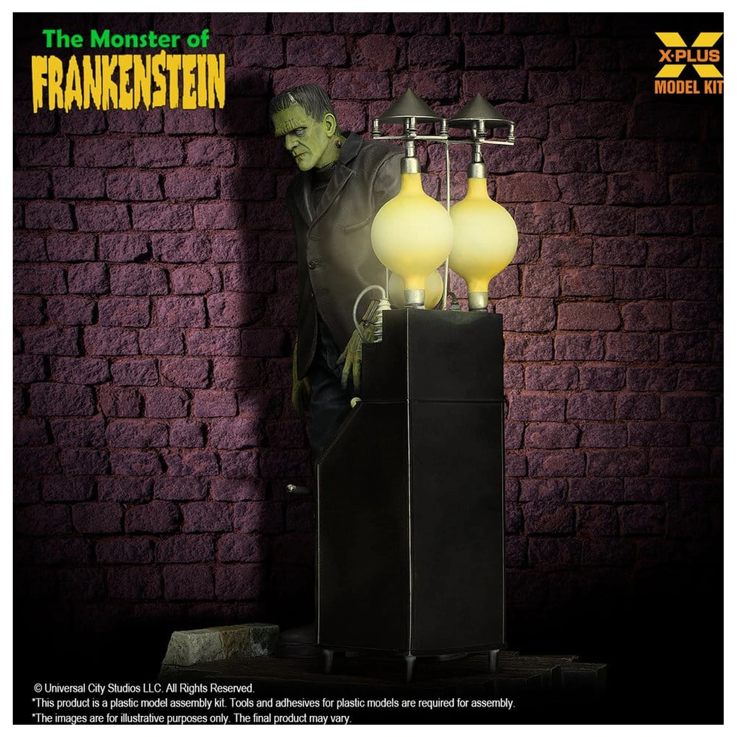 Frankenstein plastový model – stavebnice 1/8 The Monster of Frankenstein 27 cm fotografii produktu