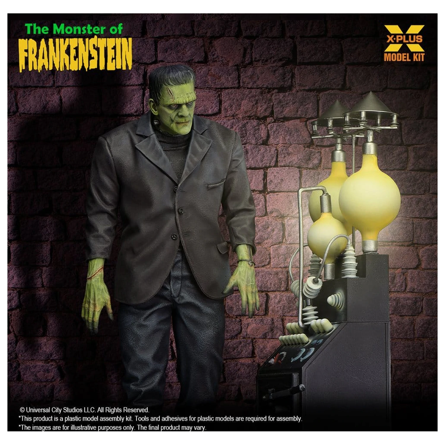Frankenstein plastový model – stavebnice 1/8 The Monster of Frankenstein 27 cm fotografii produktu