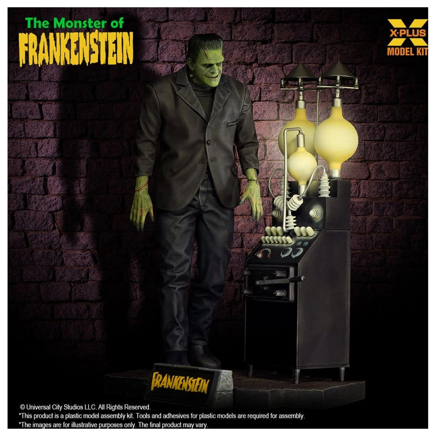 Frankenstein plastový model – stavebnice 1/8 The Monster of Frankenstein 27 cm fotografii produktu