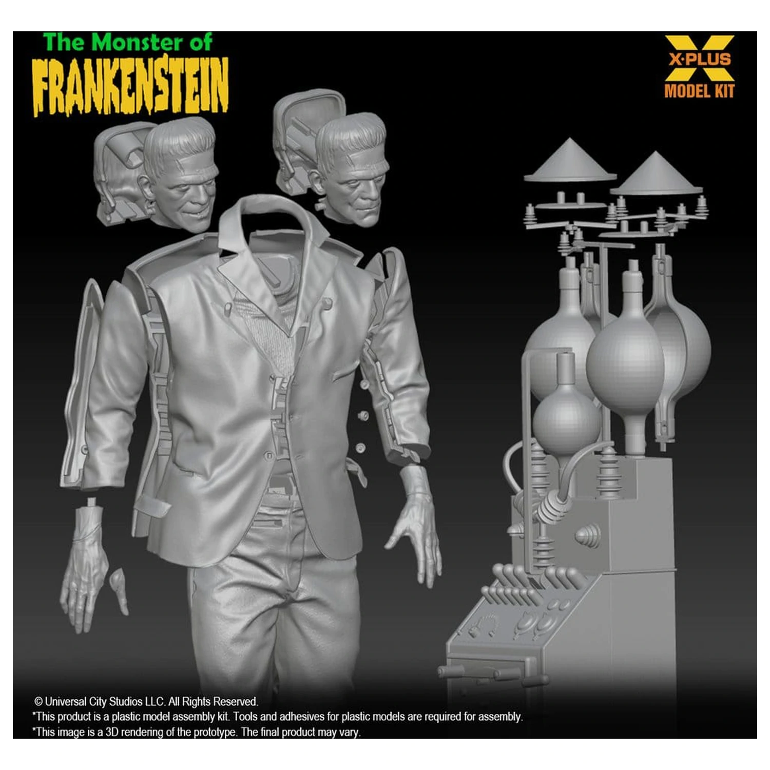 Frankenstein plastový model – stavebnice 1/8 The Monster of Frankenstein 27 cm fotografii produktu