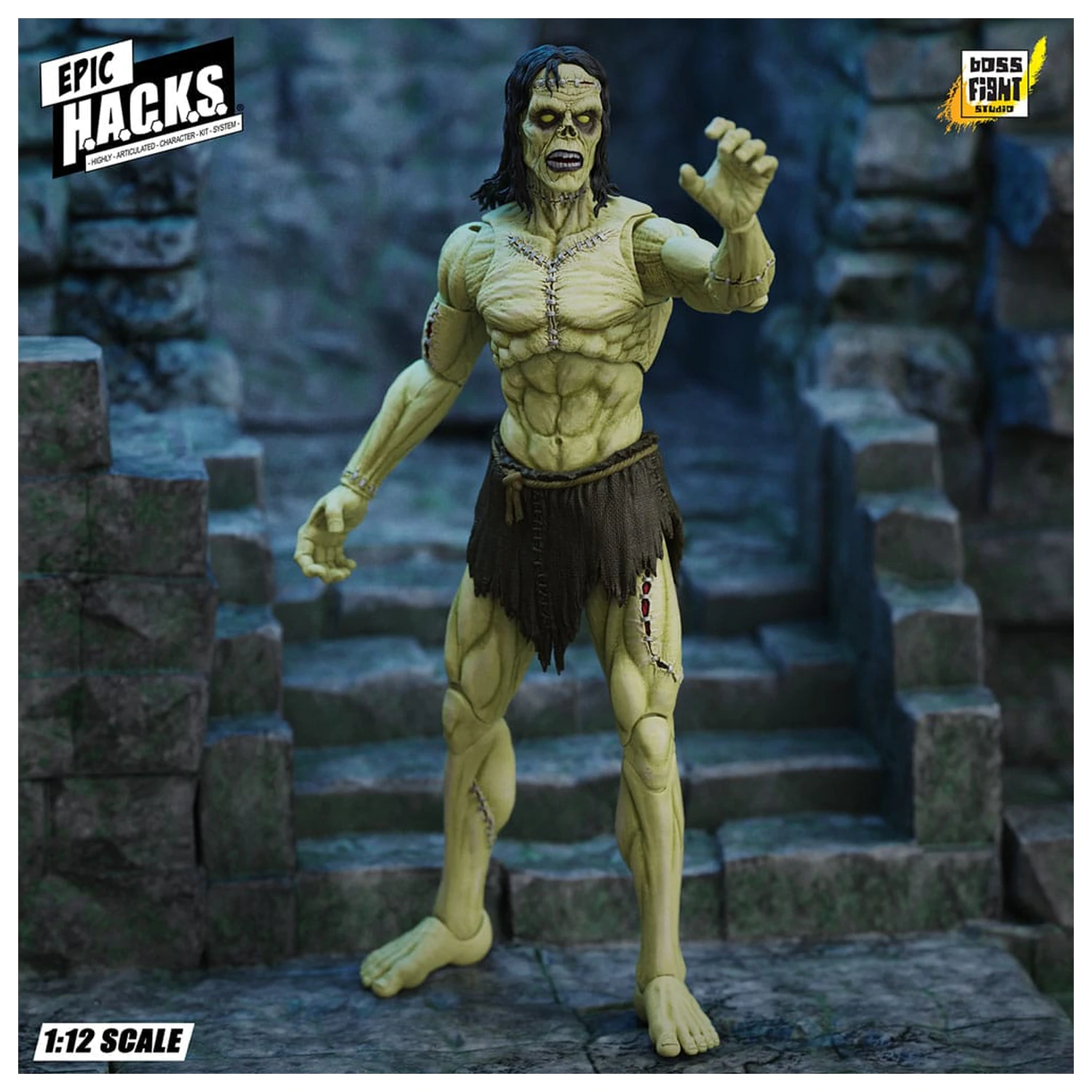 Frankenstein's Monster Epic H.A.C.K.S. Akční figurka 1/12 Undead Creature 19 cm fotografii produktu