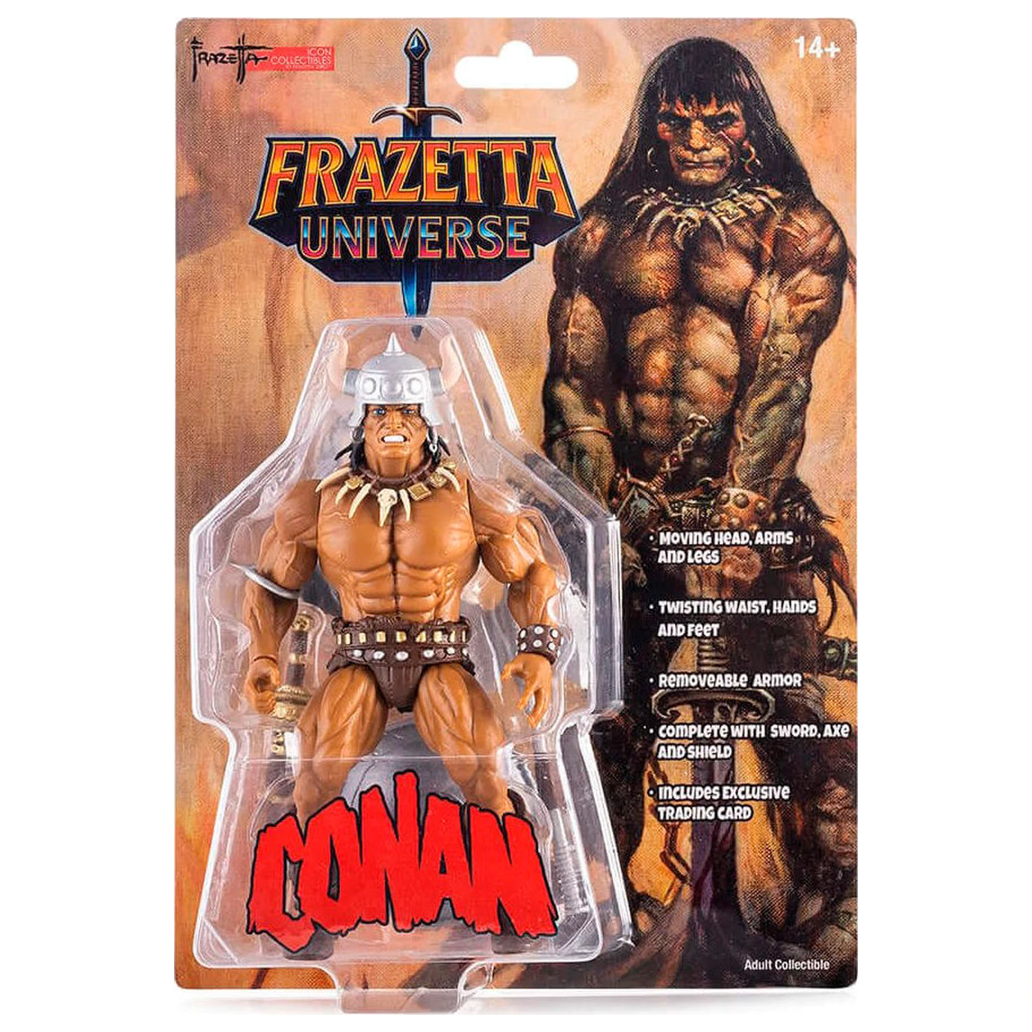 Frazetta Icon Conan The Barbarian figurka 14cm fotografii produktu