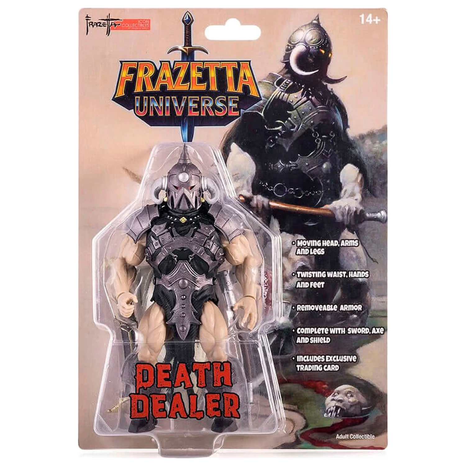 Frazetta Icon Death Dealer figurka 14cm fotografii produktu