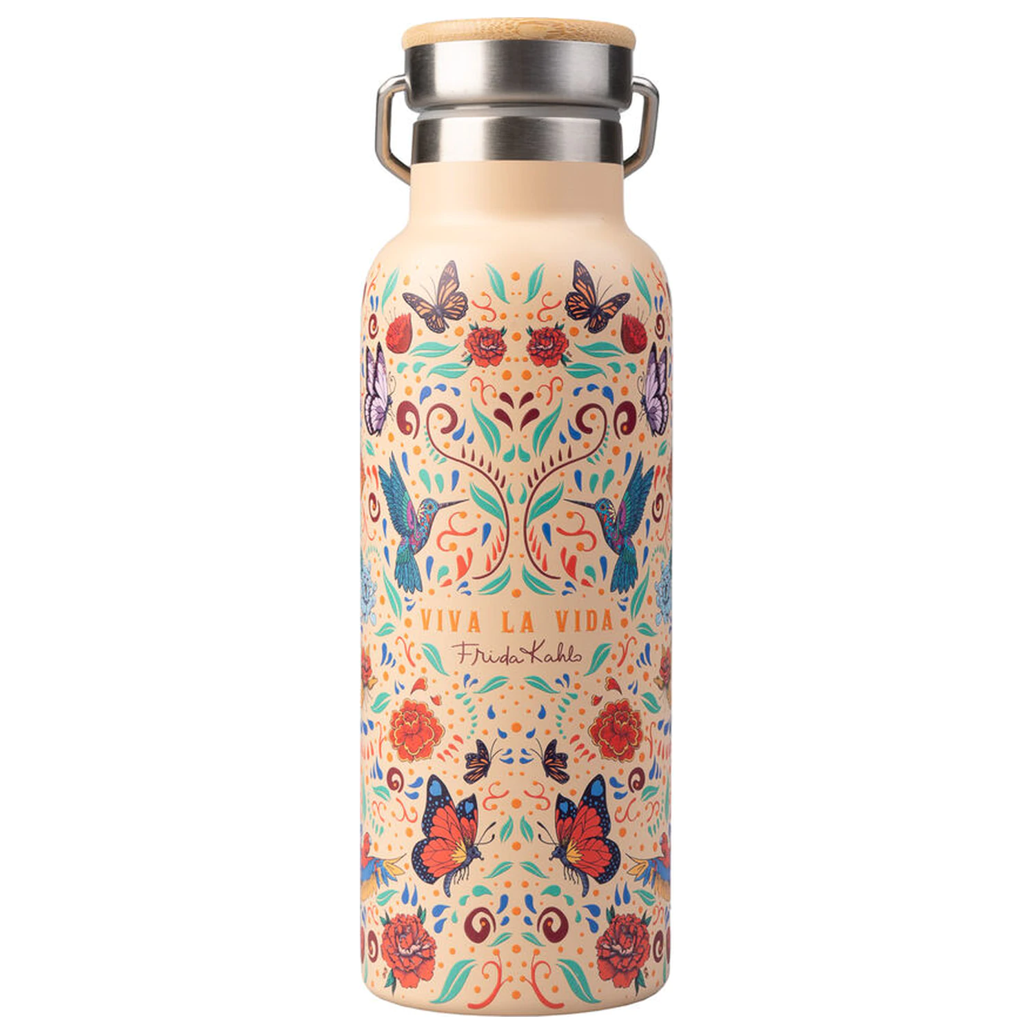 Frida Kahlo Long Live Life nerezová láhev 500 ml fotografii produktu