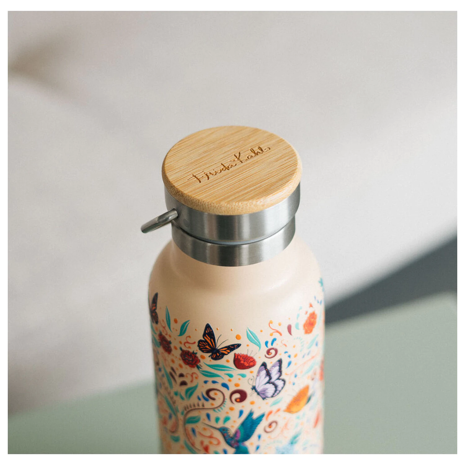 Frida Kahlo Long Live Life nerezová láhev 500 ml fotografii produktu