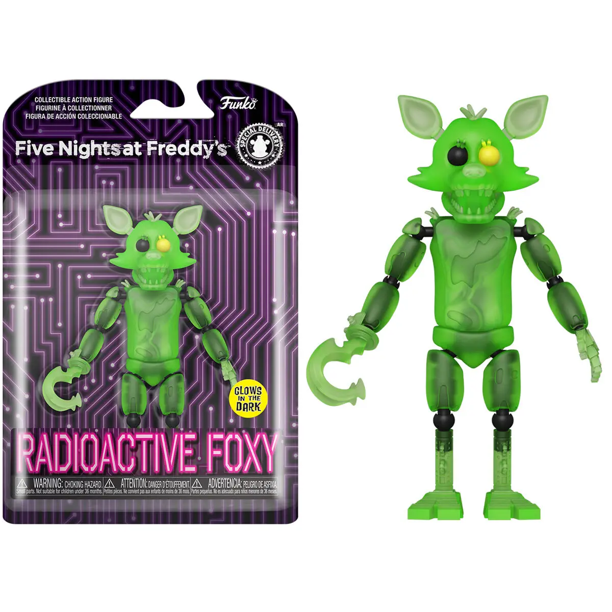 Akční figurka Five Nights at Freddy's Radioactive Foxy (GW) 13 cm fotografii produktu