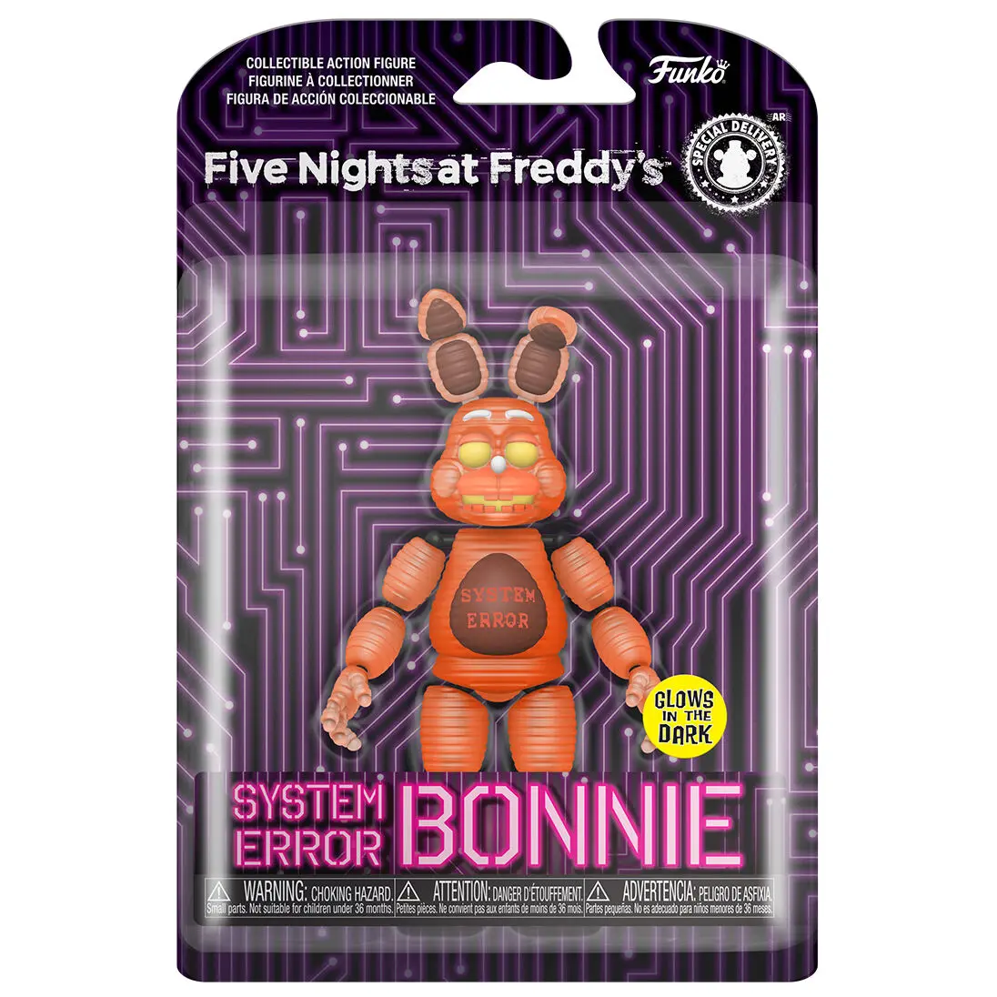 Five Nights at Freddy's Akční figurka System Error Bonnie (GW) 13 cm fotografii produktu