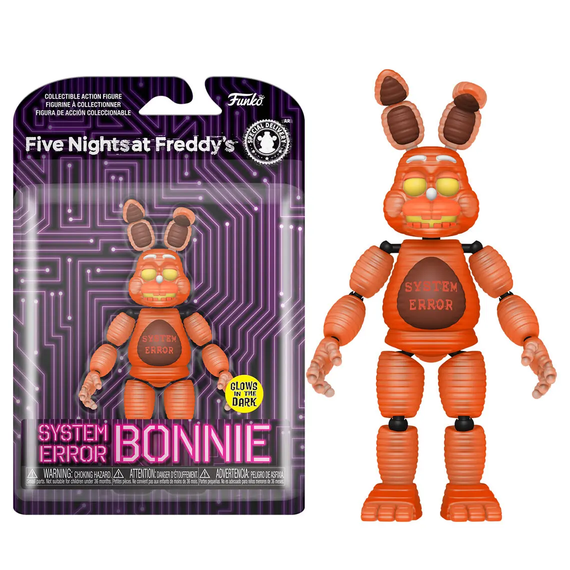 Five Nights at Freddy's Akční figurka System Error Bonnie (GW) 13 cm fotografii produktu