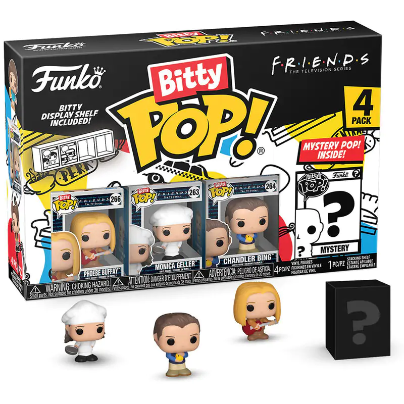 Blister 4 figurky Bitty POP Friends Phoebe fotografii produktu