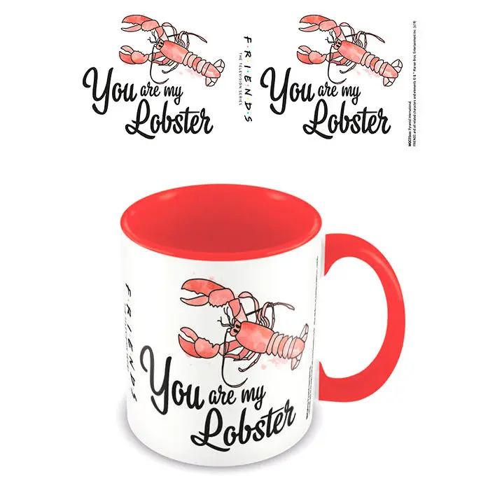 Friends barevný vnitřní hrnek You are my Lobster fotografii produktu