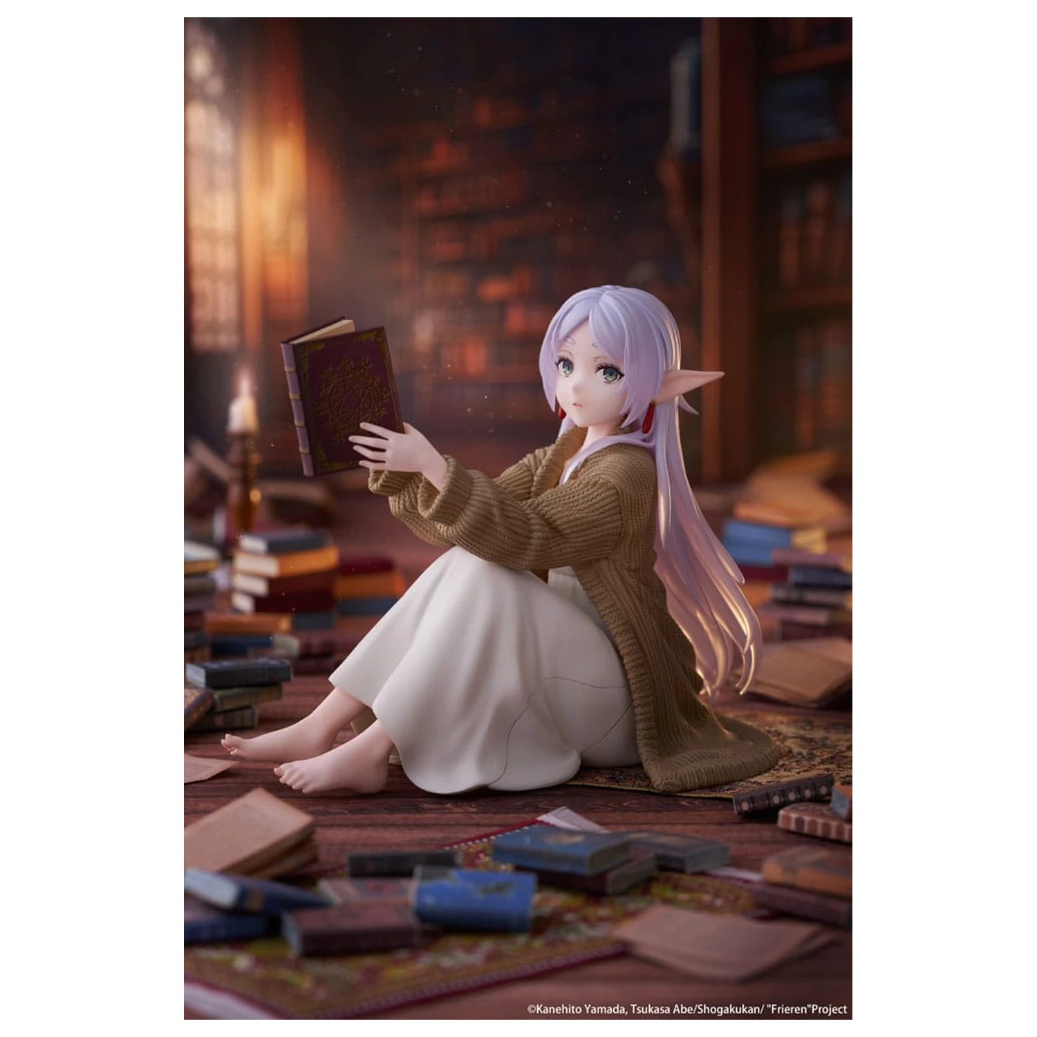 Frieren: Beyond Journey's End PVC soška Stolní Roztomilá figurka Frieren Roomwear Ver. 13 cm fotografii produktu