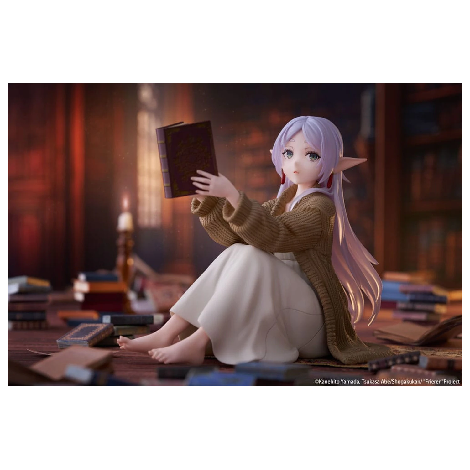 Frieren: Beyond Journey's End PVC soška Stolní Roztomilá figurka Frieren Roomwear Ver. 13 cm fotografii produktu