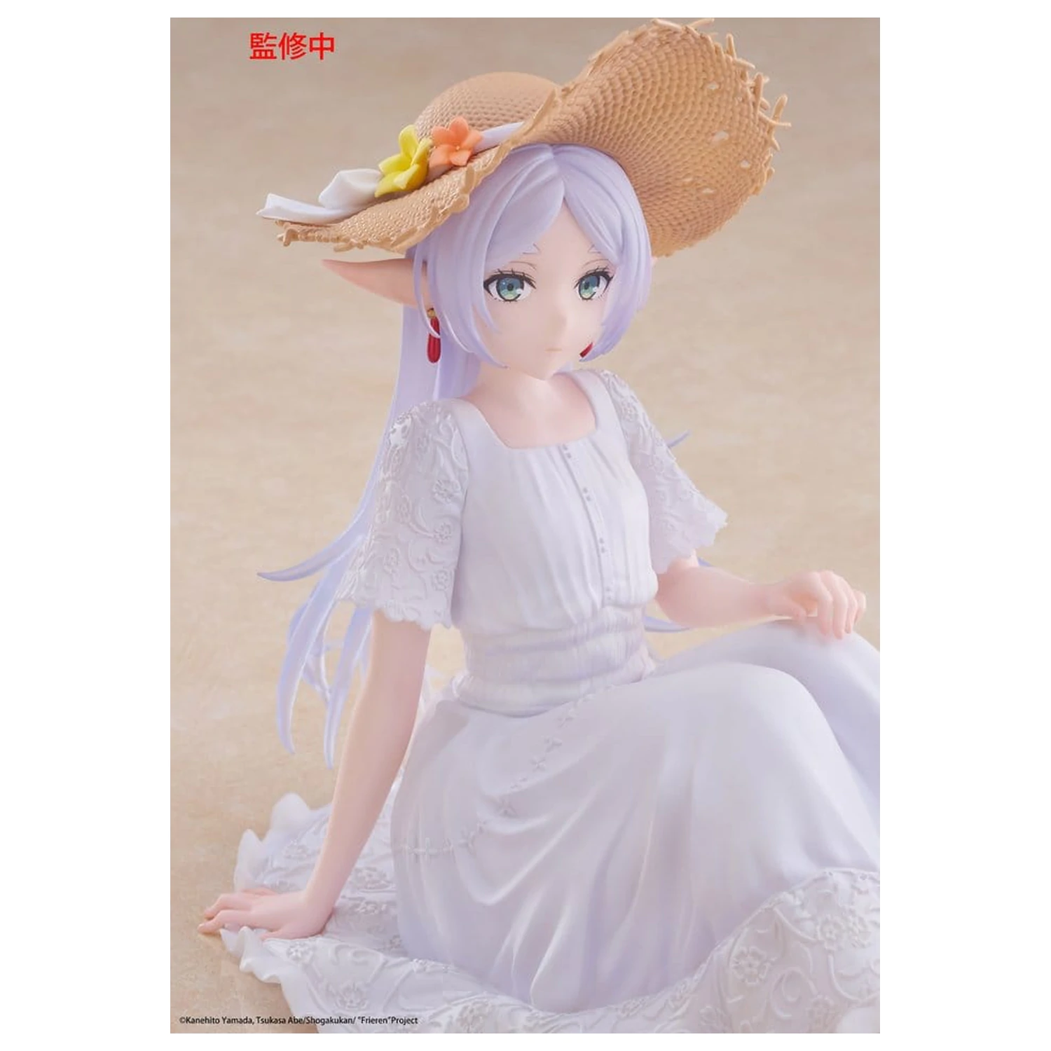 Frieren: Beyond Journey's End PVC soška Stolní Roztomilá figurka Frieren Summer Dress Ver. 13 cm fotografii produktu