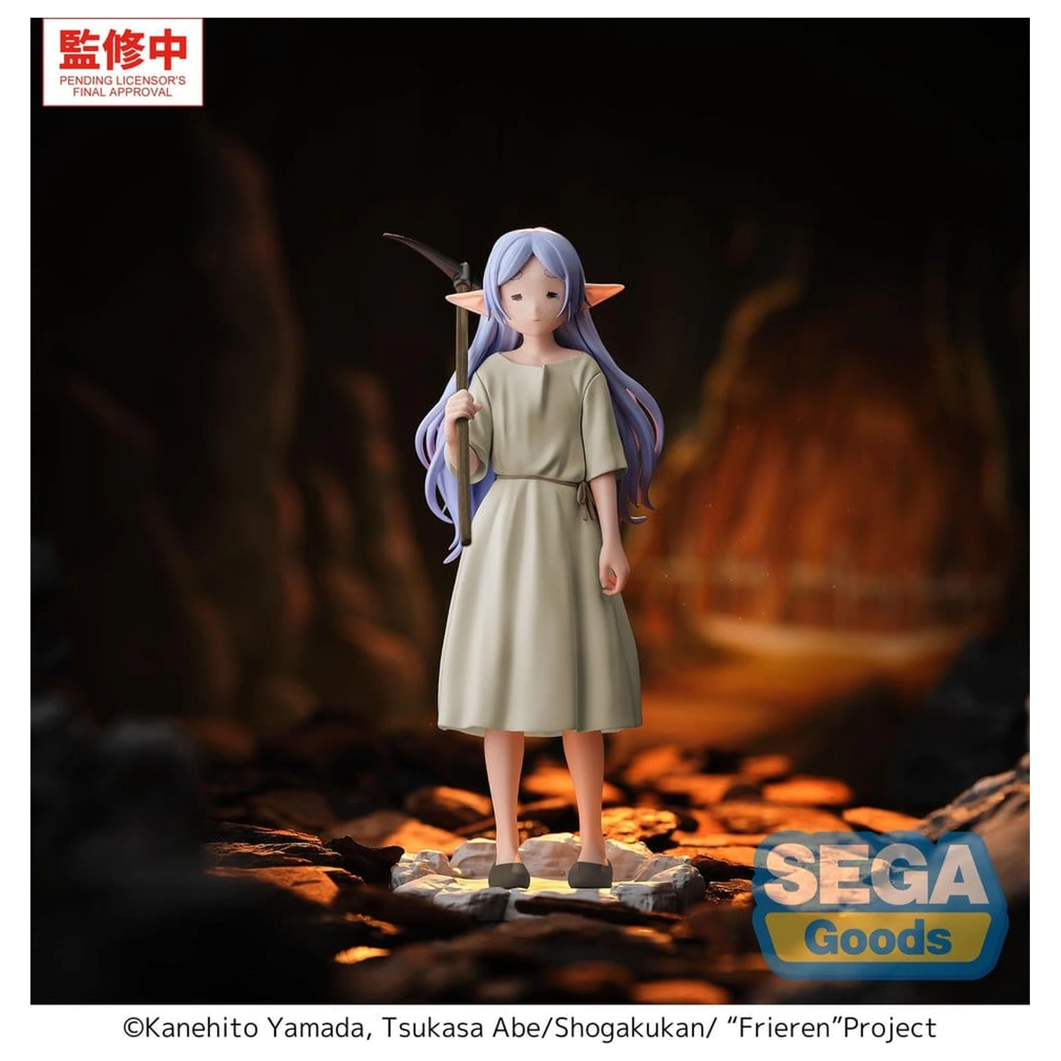 Frieren: Beyond Journey´s End High Premium PVC Figurka Frieren - I Am Forced to Slave Away in the Mines for Three Centuries 18 cm fotografii produktu