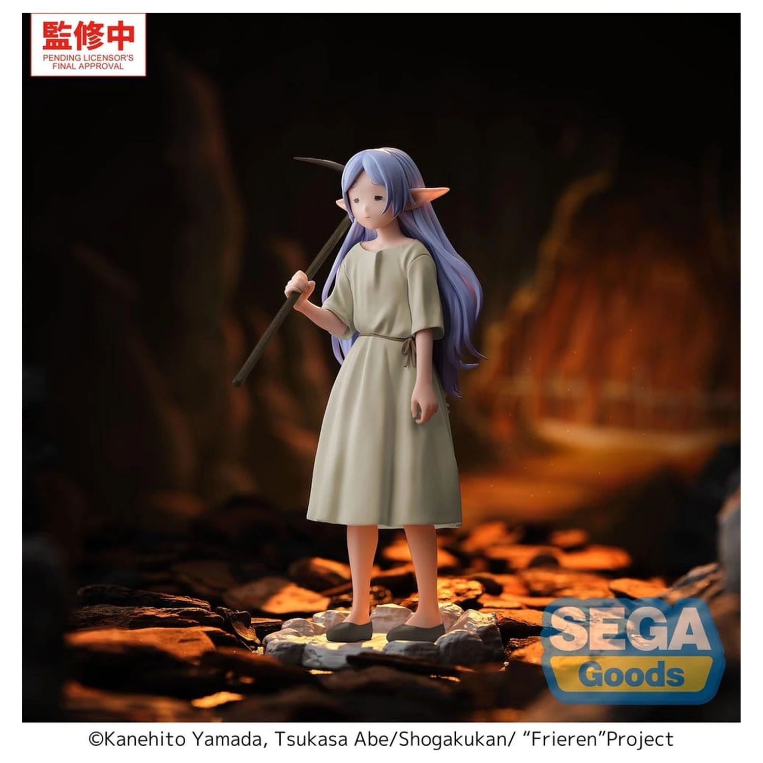 Frieren: Beyond Journey´s End High Premium PVC Figurka Frieren - I Am Forced to Slave Away in the Mines for Three Centuries 18 cm fotografii produktu