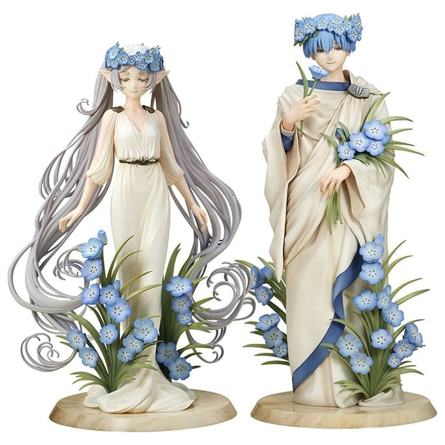 Frieren: Beyond Journey's End PVC figurky, balení 2 kusů – Frieren a Himmel ve stylu Art Nouveau fotografii produktu