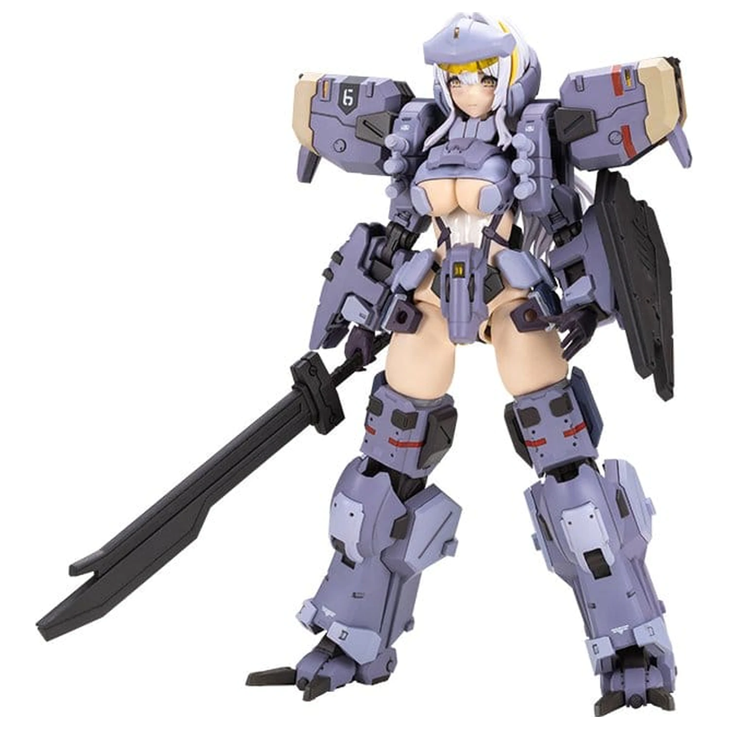 Front Mission Plastic Model Non Zenith Girl Gray Ver. 16 cm fotografii produktu